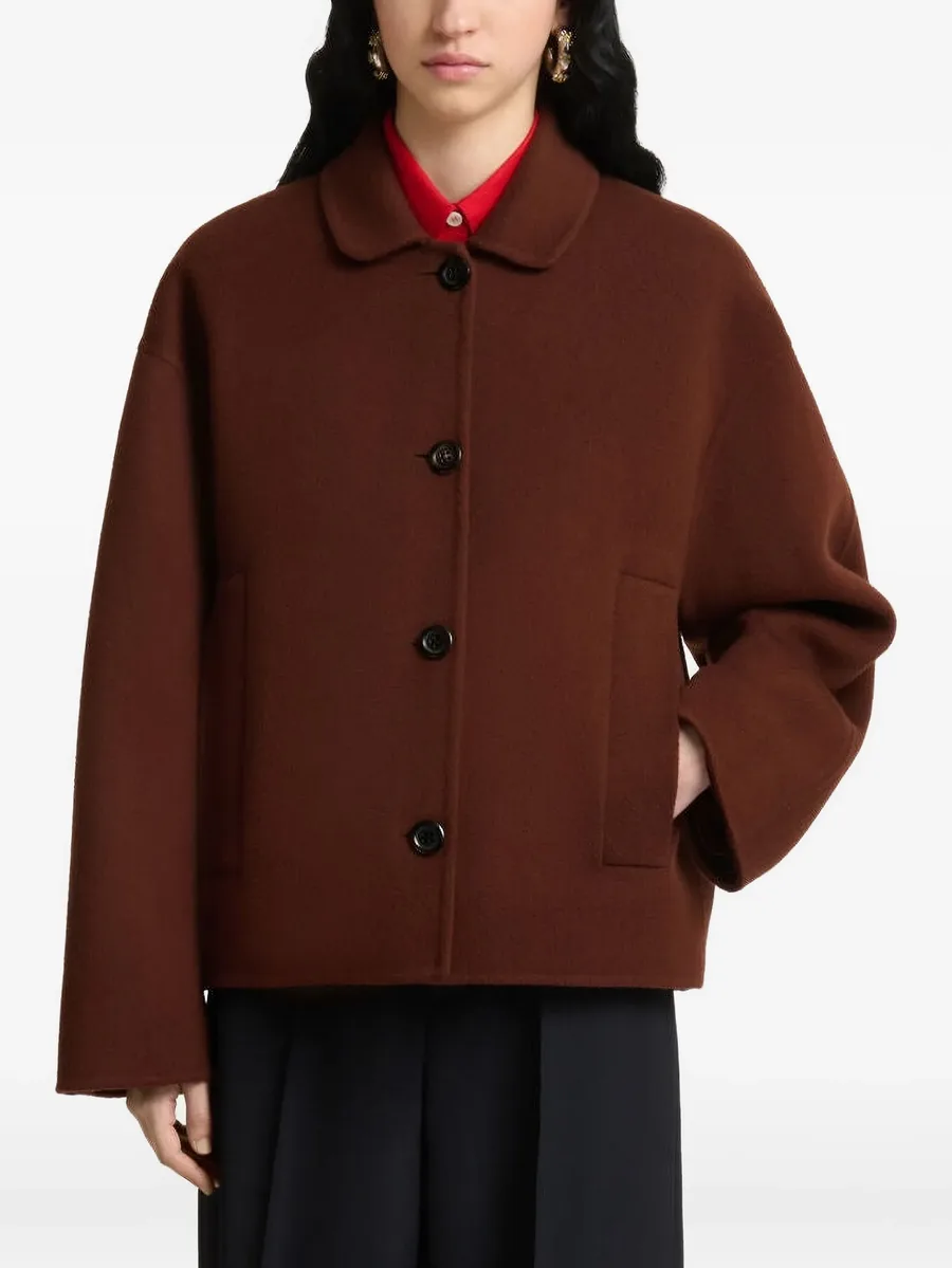 brown wool-cashmere jacket 2