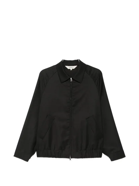 zip-up raglan-sleeve jacket