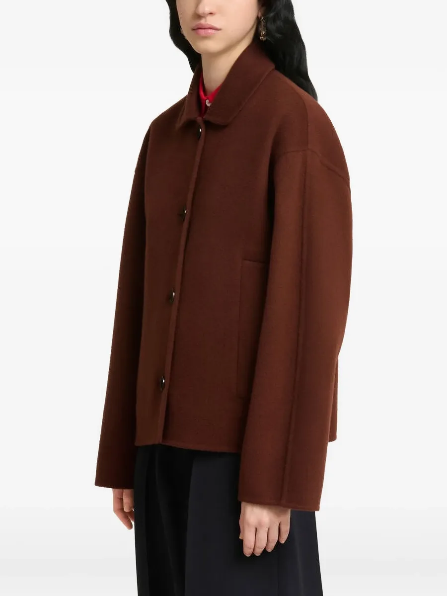 brown wool-cashmere jacket 3