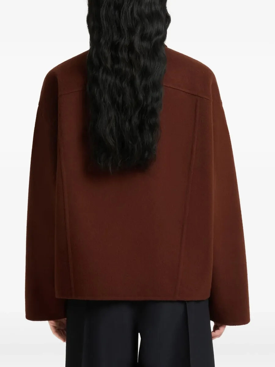 brown wool-cashmere jacket 4