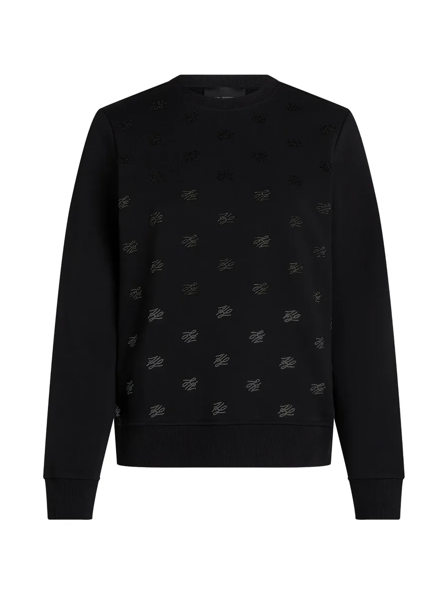 rhinestone-embellished sweater 1