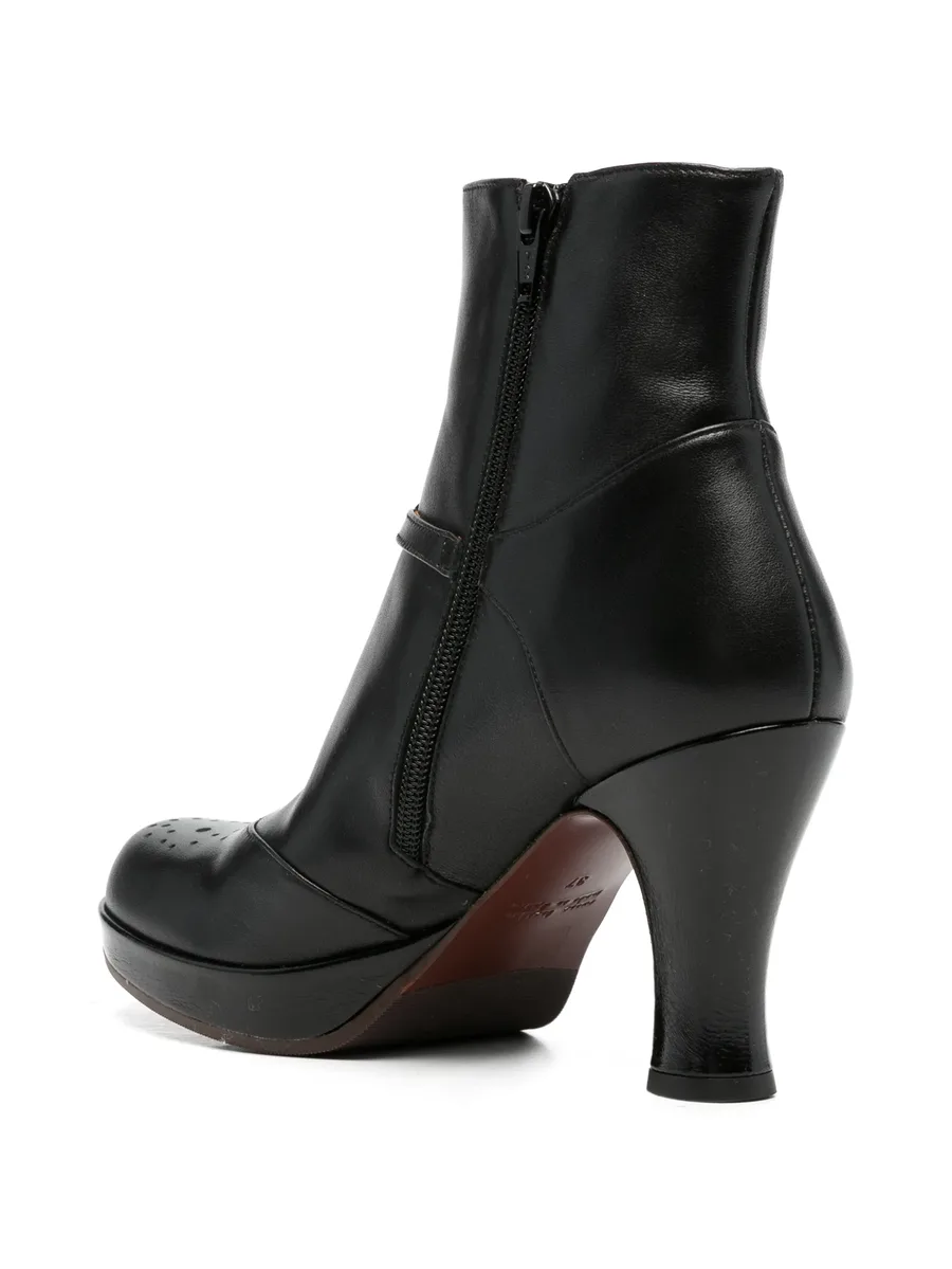 perforated buckled boots 3