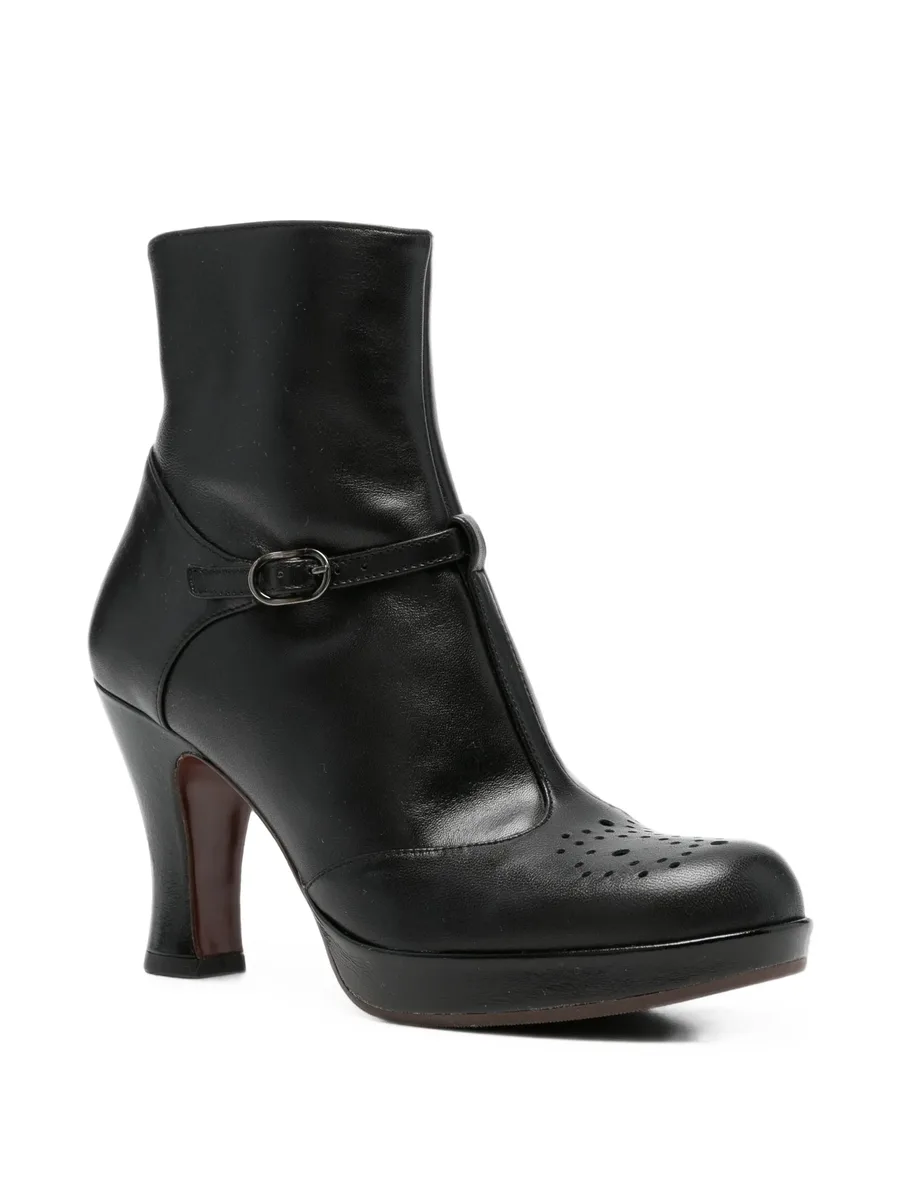 perforated buckled boots 2