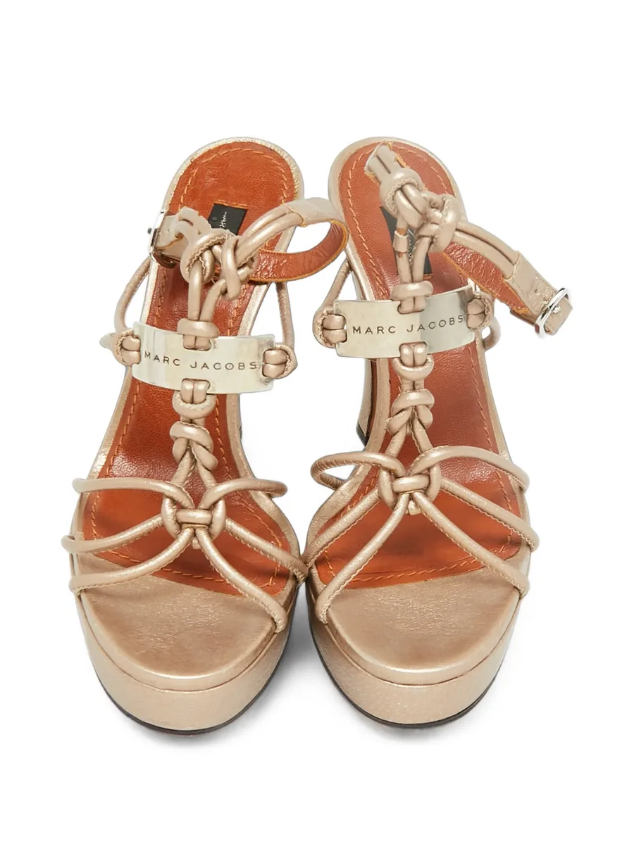 knotted platform sandals 3