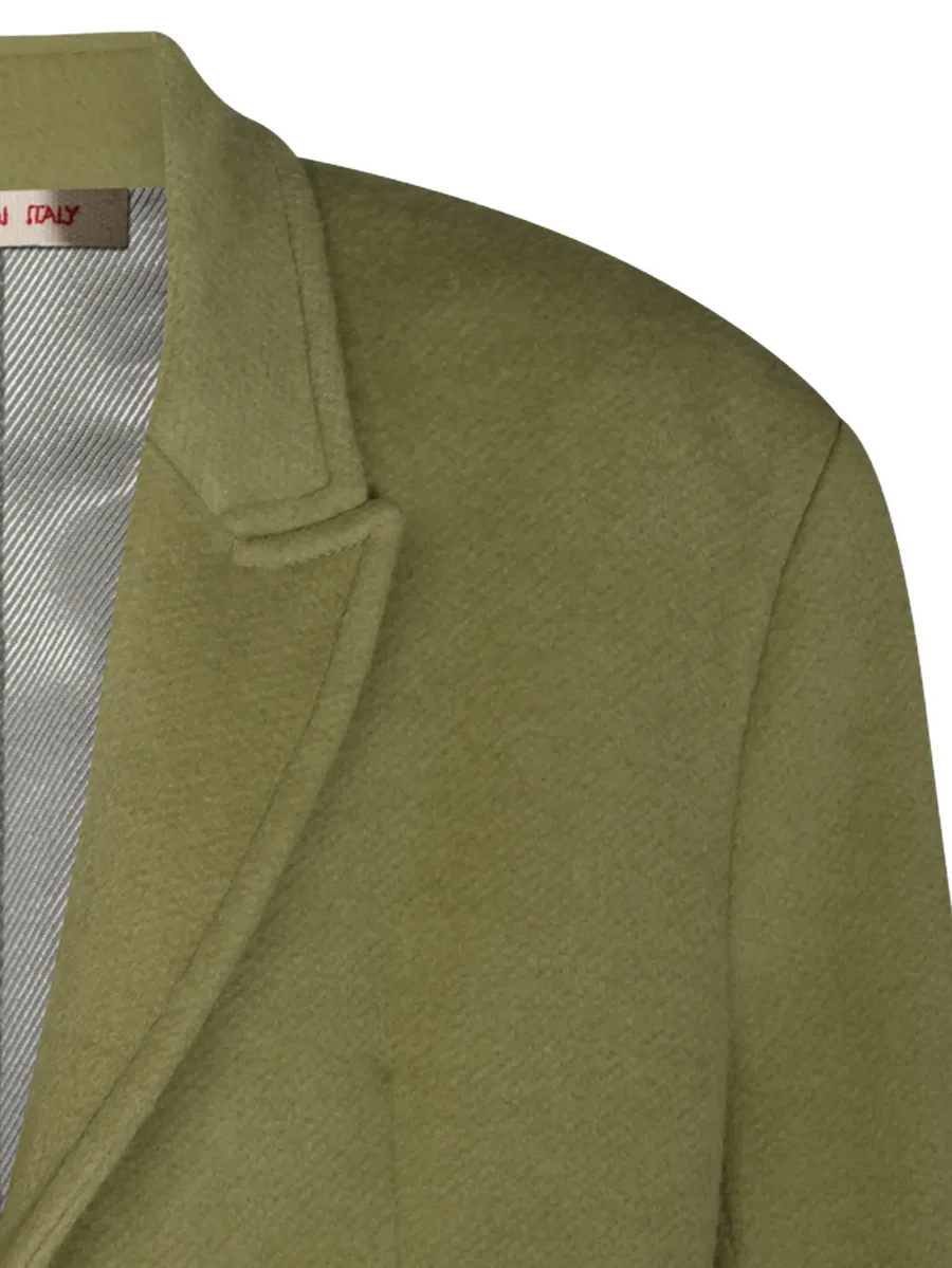 button-fastening single-breasted coat 4