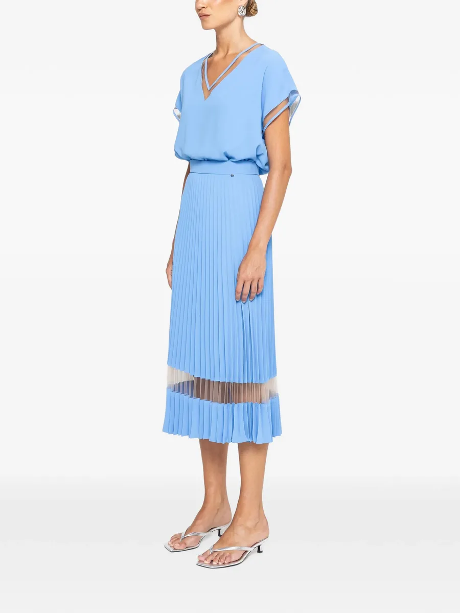 pleated midi skirt 4