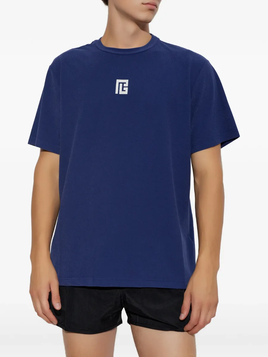 logo-embroidered T-shirt 2