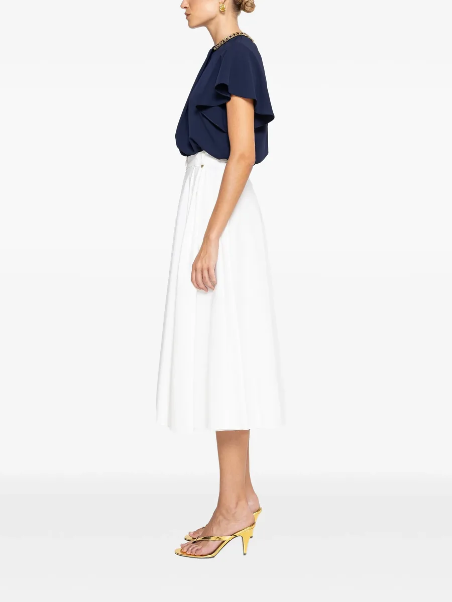 high-waisted cotton midi skirt 3