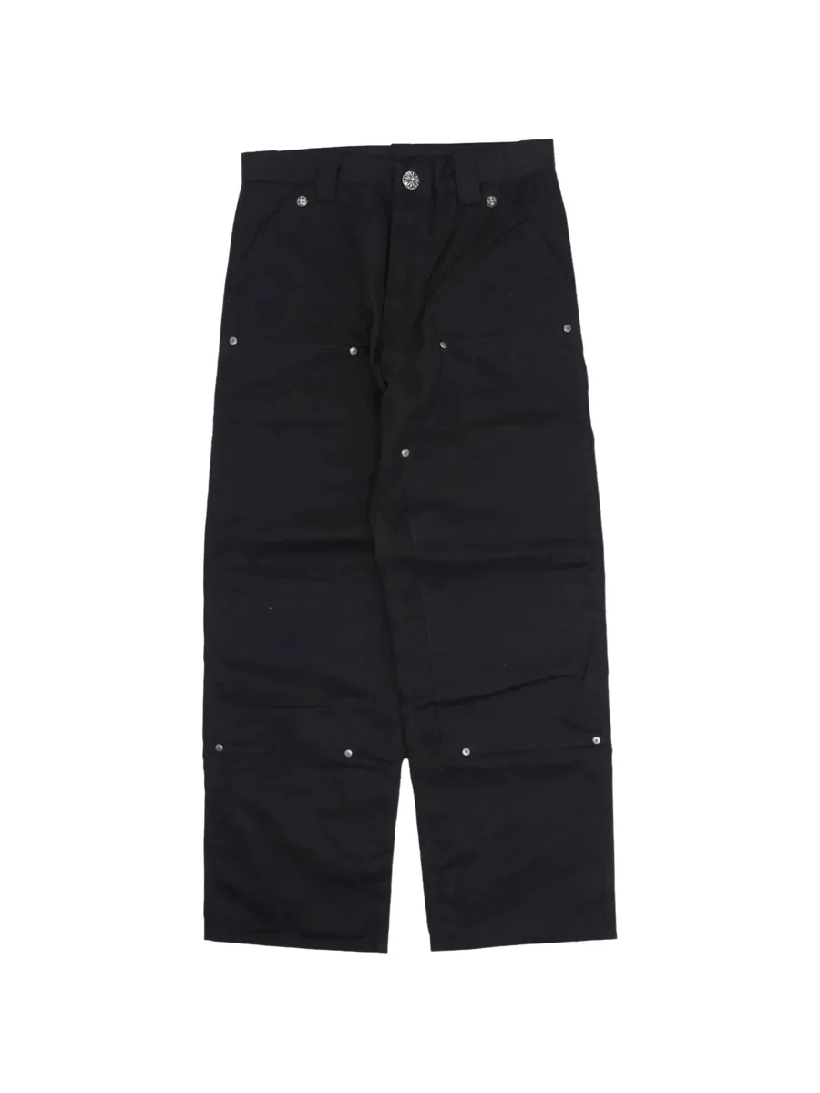 waxed double-knee trousers 1