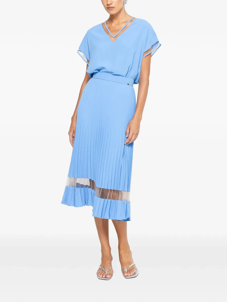 pleated midi skirt 3