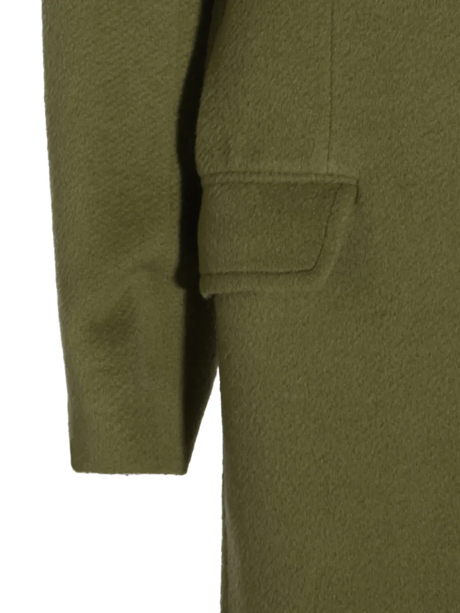 button-fastening single-breasted coat 3