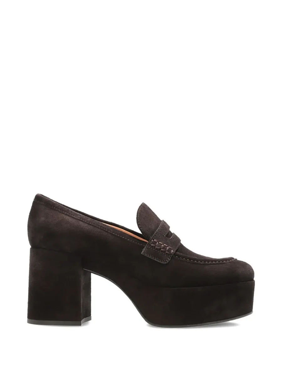 suede platform loafers 1
