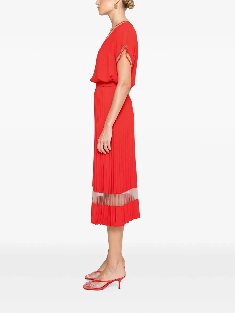 pleated midi skirt 4
