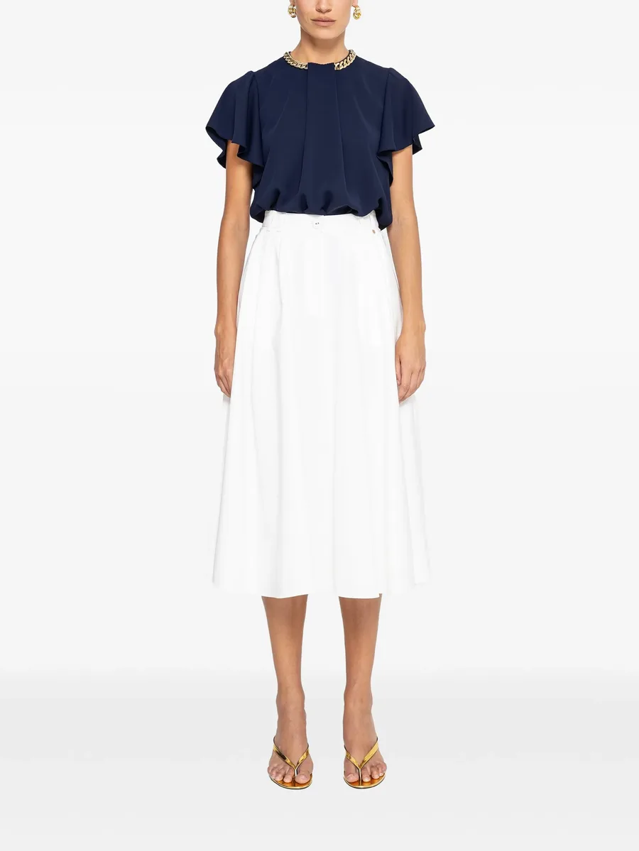 high-waisted cotton midi skirt 1