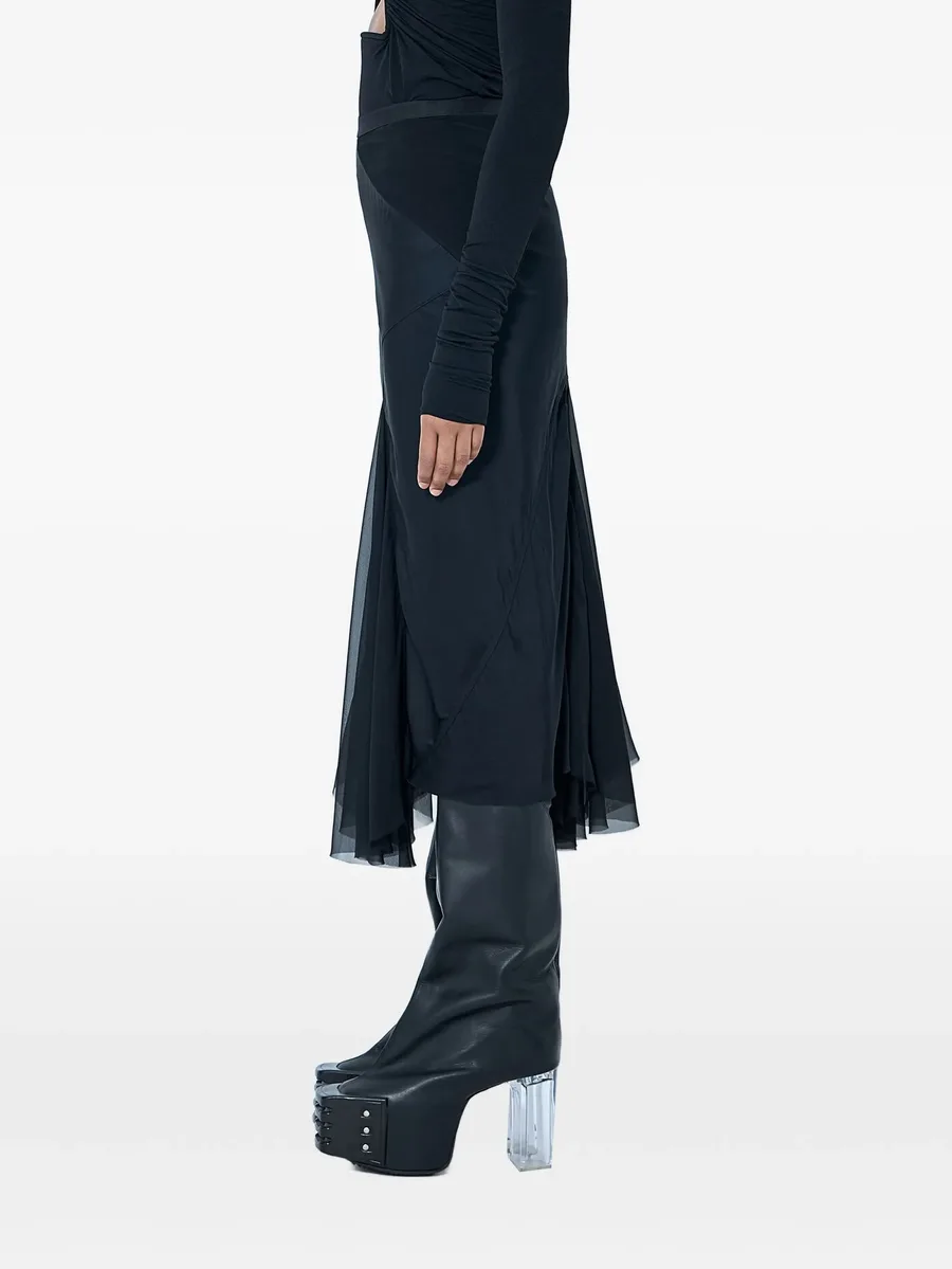 DBL asymmetric midi skirt 1