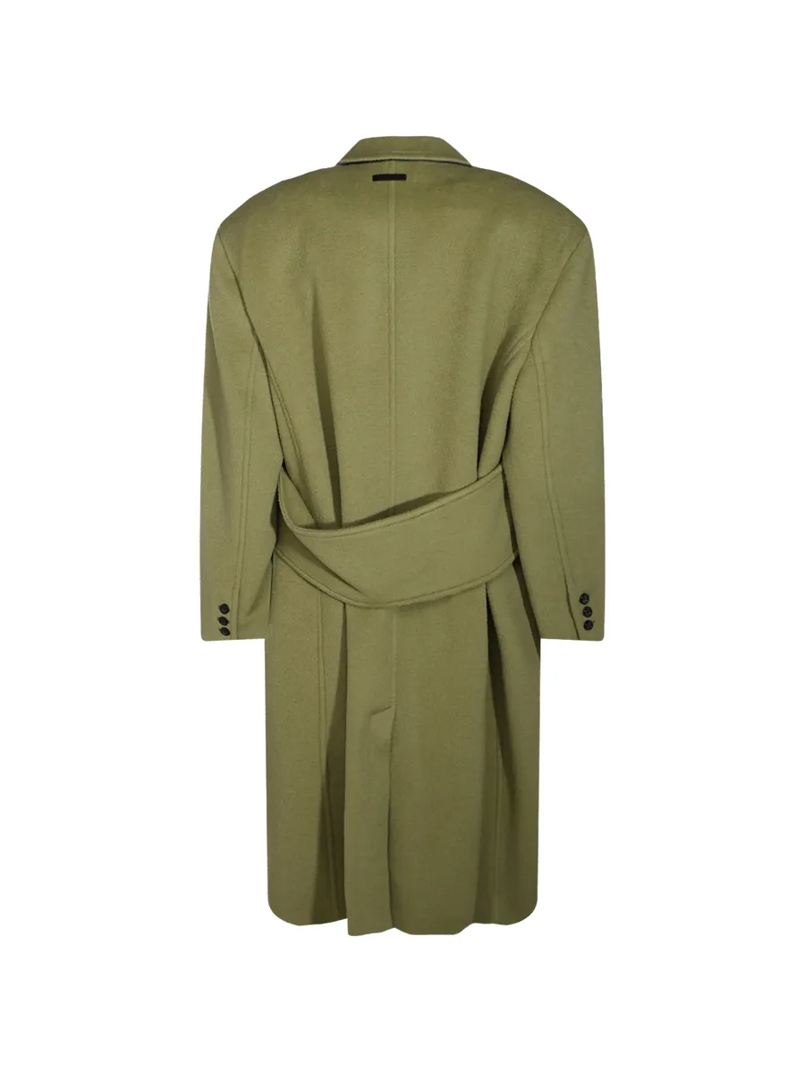 button-fastening single-breasted coat 2