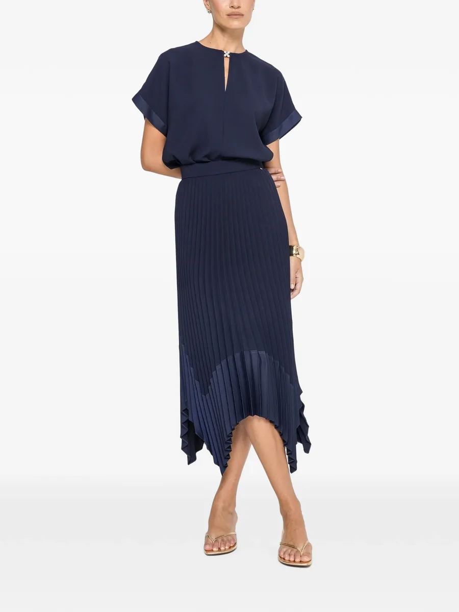 pleated midi skirt 2
