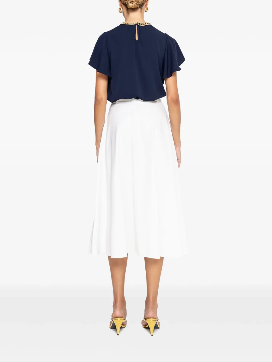 high-waisted cotton midi skirt 4