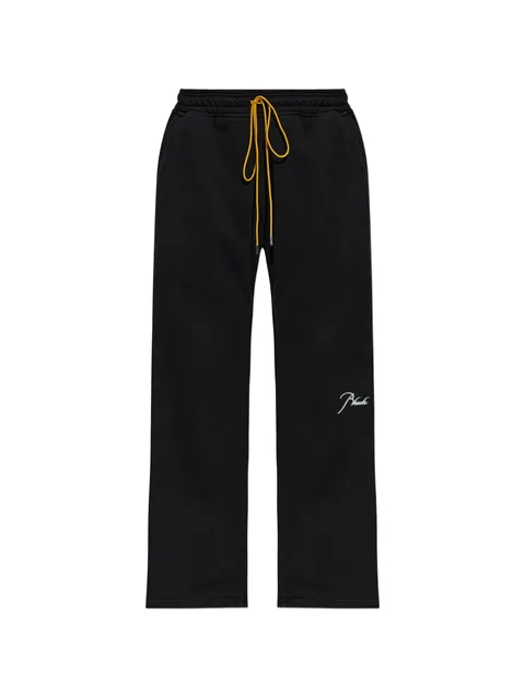 Classique logo-embroidered wide-leg track pants
