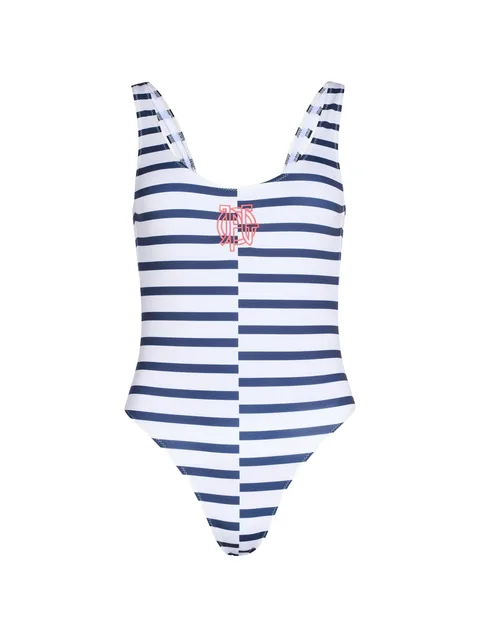 The asymetric Marinière swimsuit