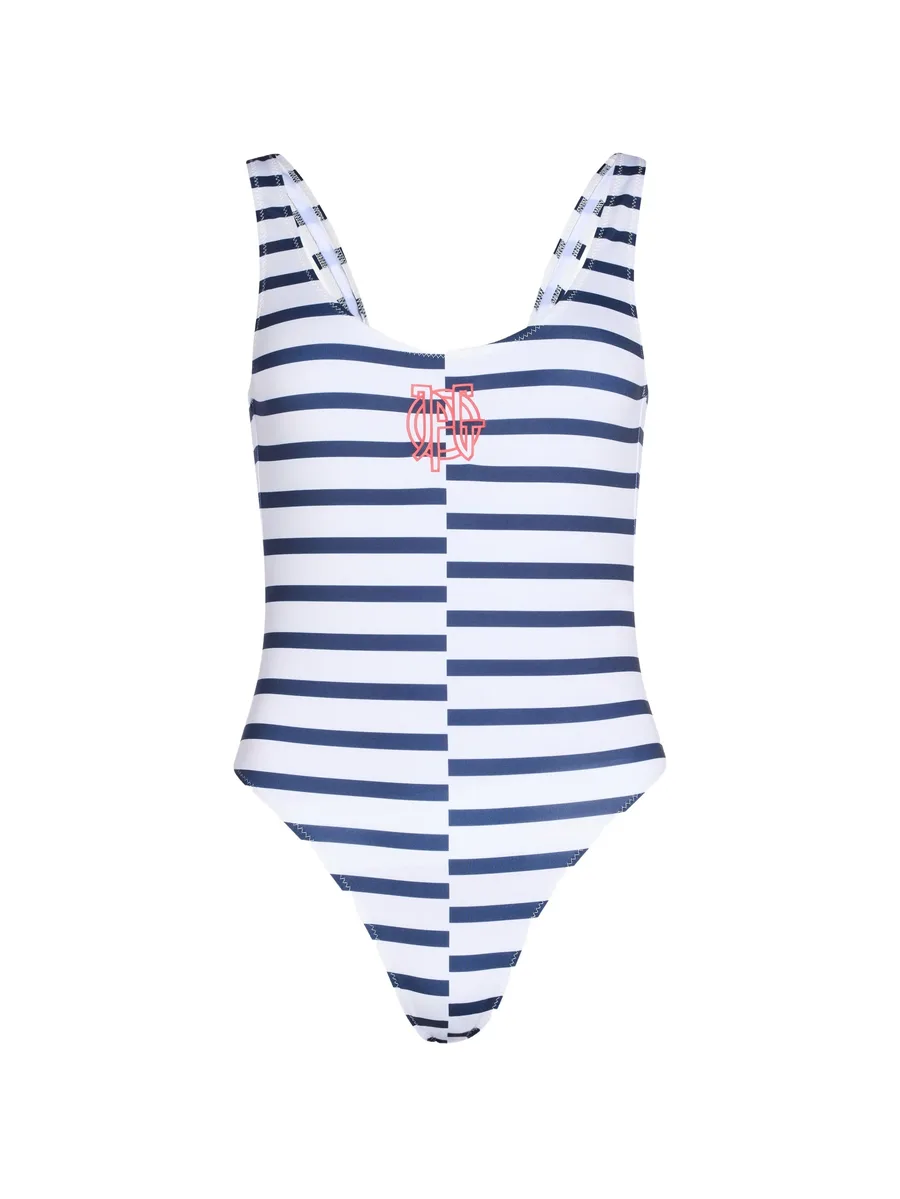 The asymetric Marinière swimsuit 1