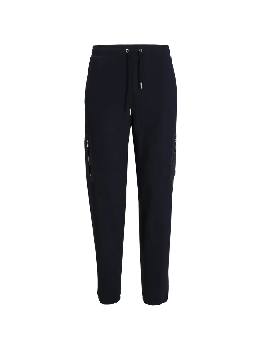 zip-pocket track pants 1
