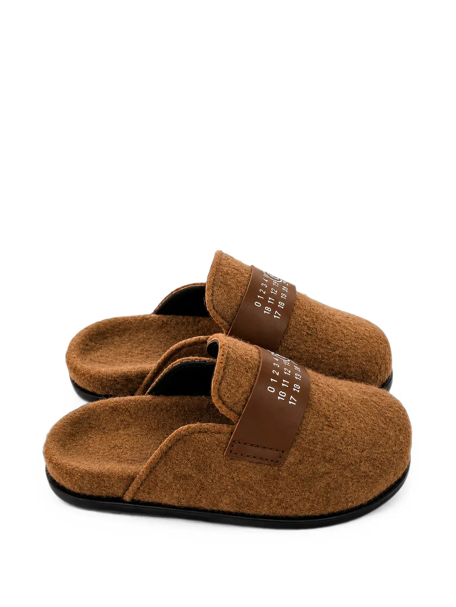 numbers-print strap-detail slippers 2