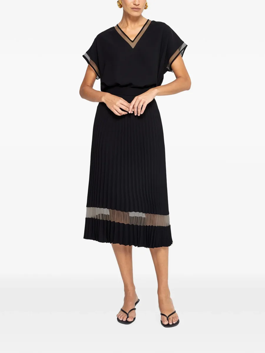 pleated midi skirt 2