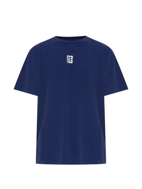 logo-embroidered T-shirt