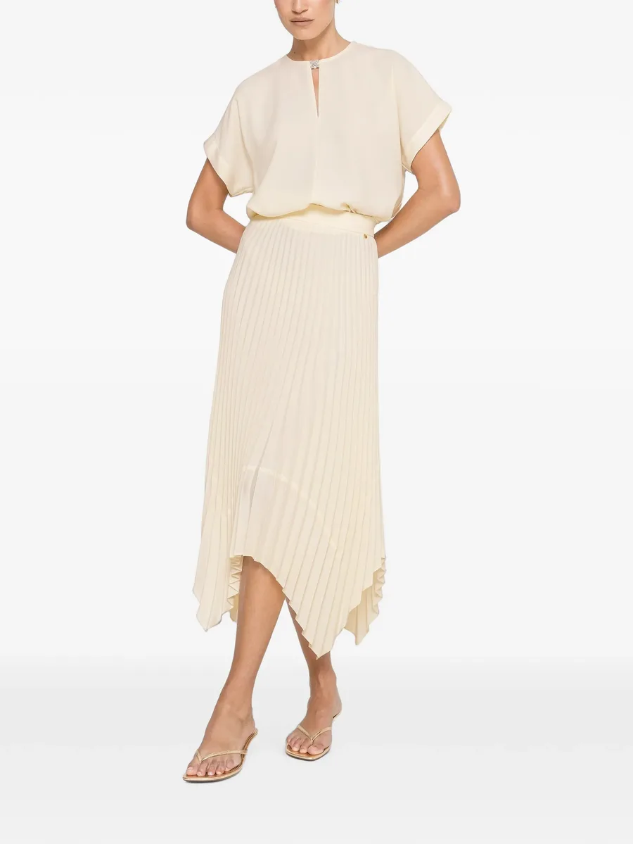 pleated midi skirt 2