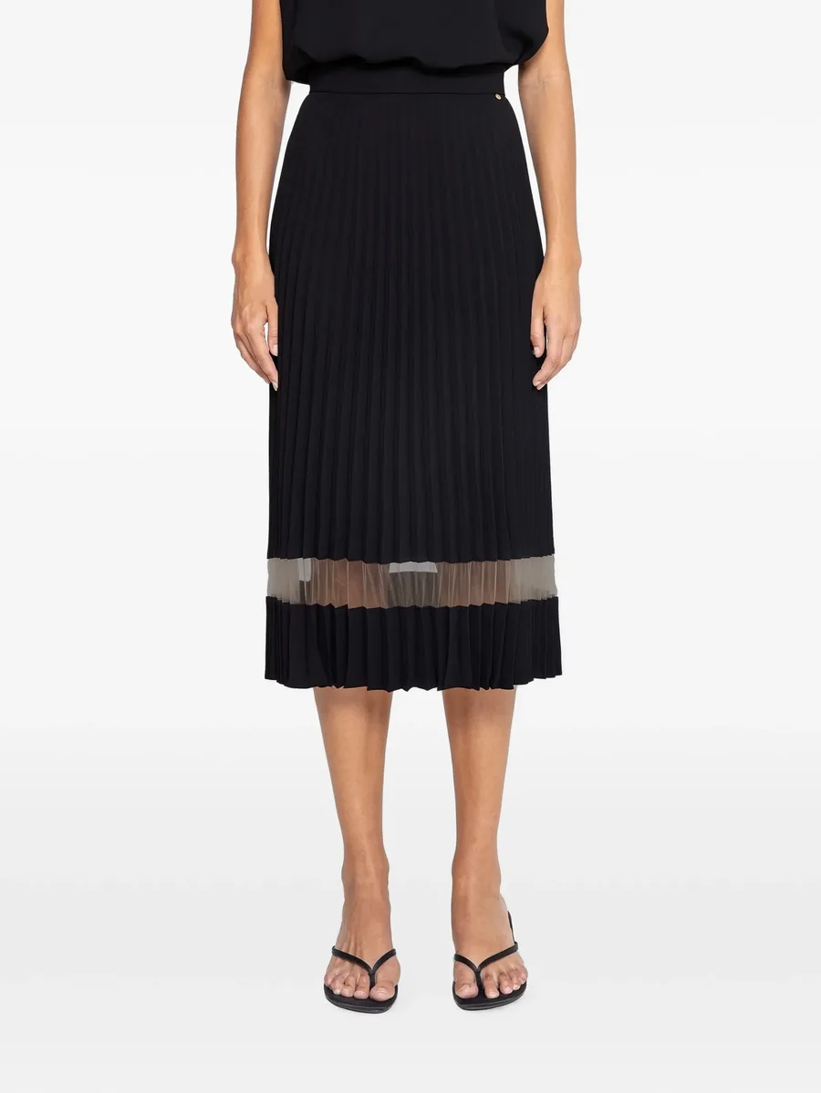 pleated midi skirt 1