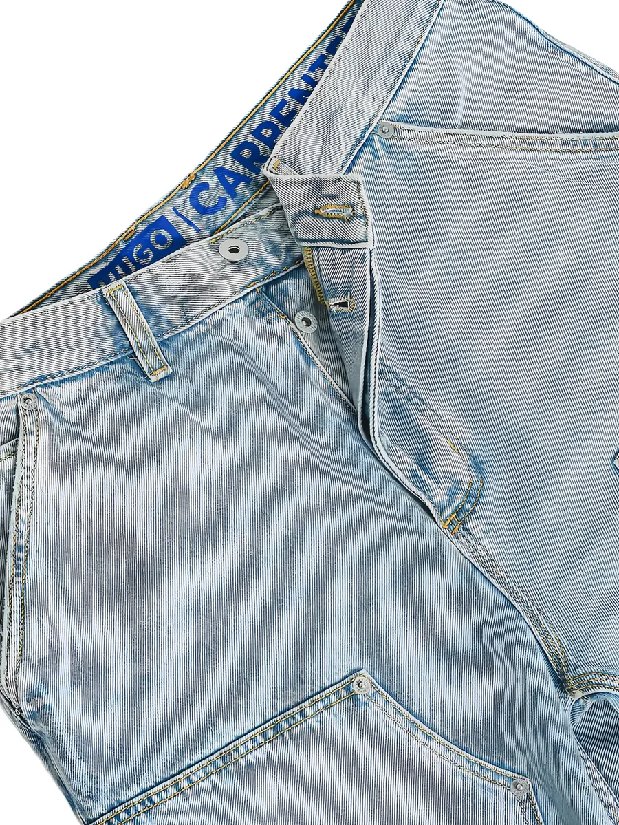 carpenter-style panelled jeans 2