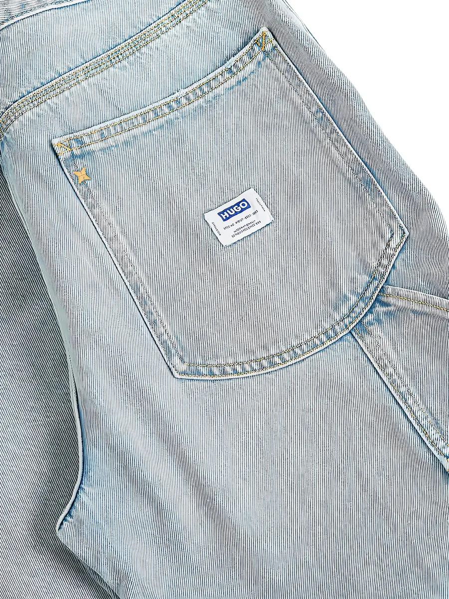 carpenter-style panelled jeans 3
