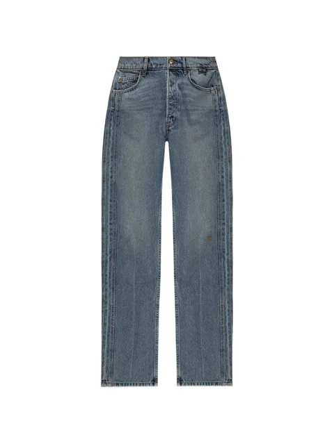 straight-leg jeans