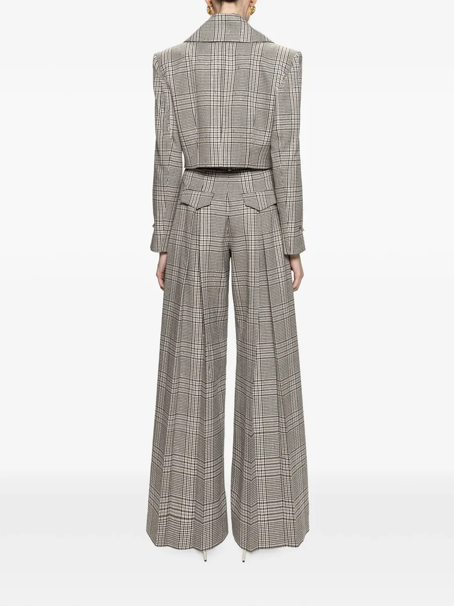 checked cropped jacket 4
