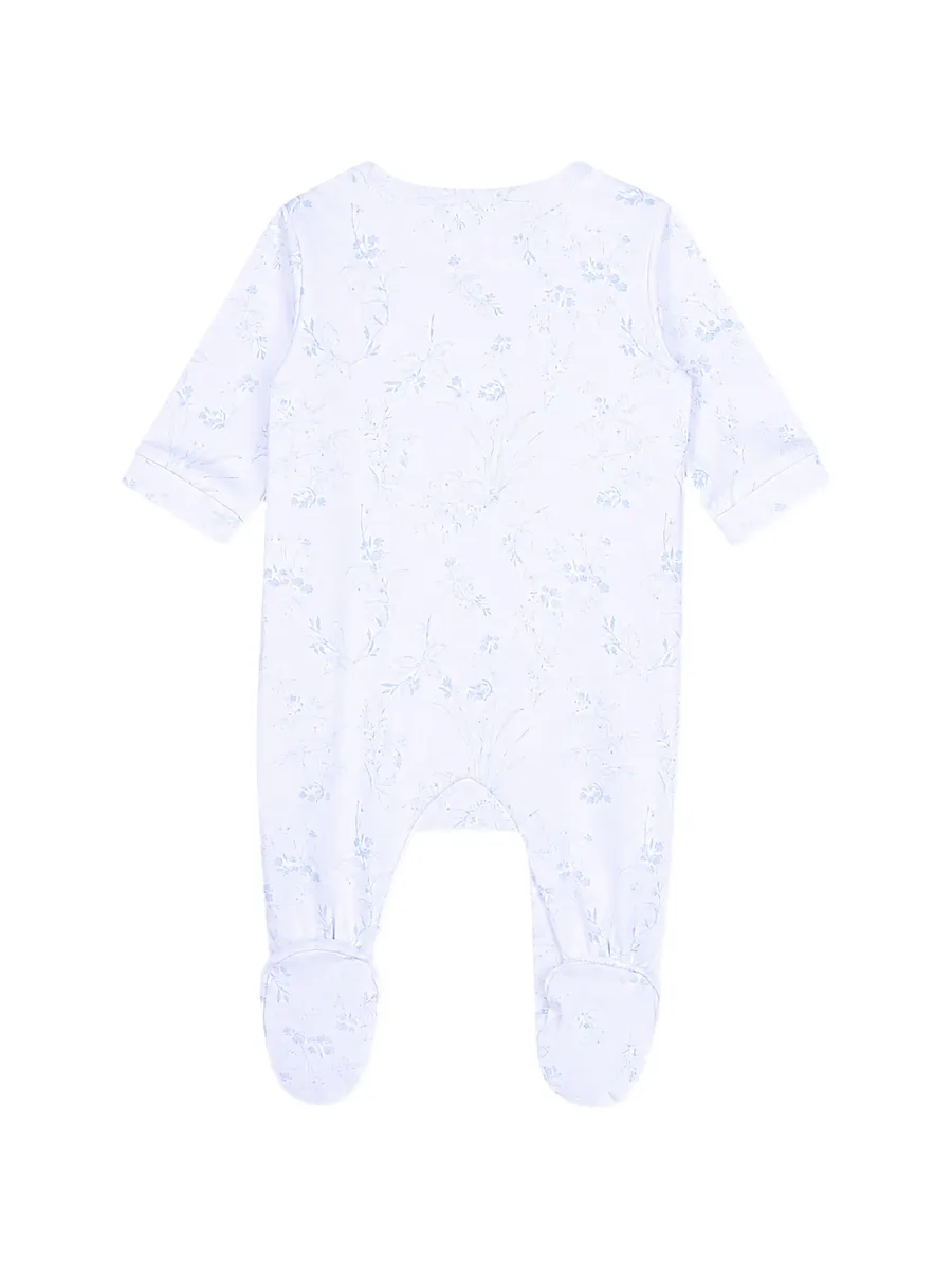 floral-print logo-print babygrow set 4