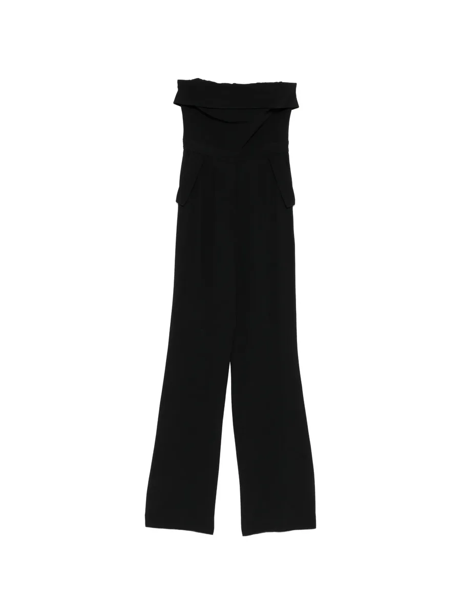 strapless tuxedo-style jumpsuit 1