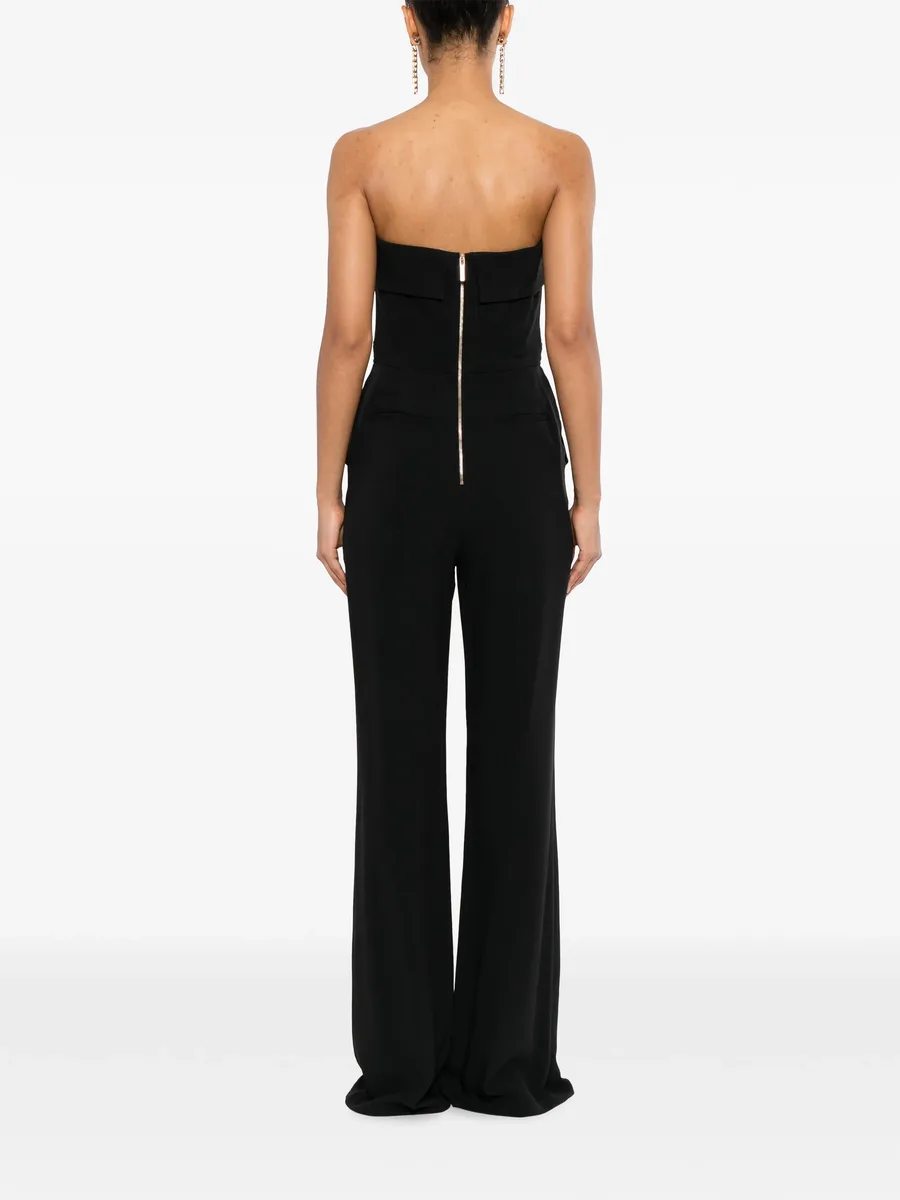 strapless tuxedo-style jumpsuit 4