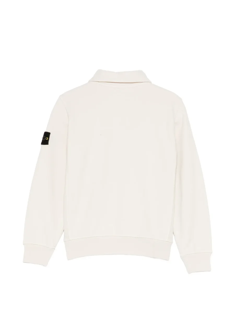 long-sleeve logo-patch polo shirt 2