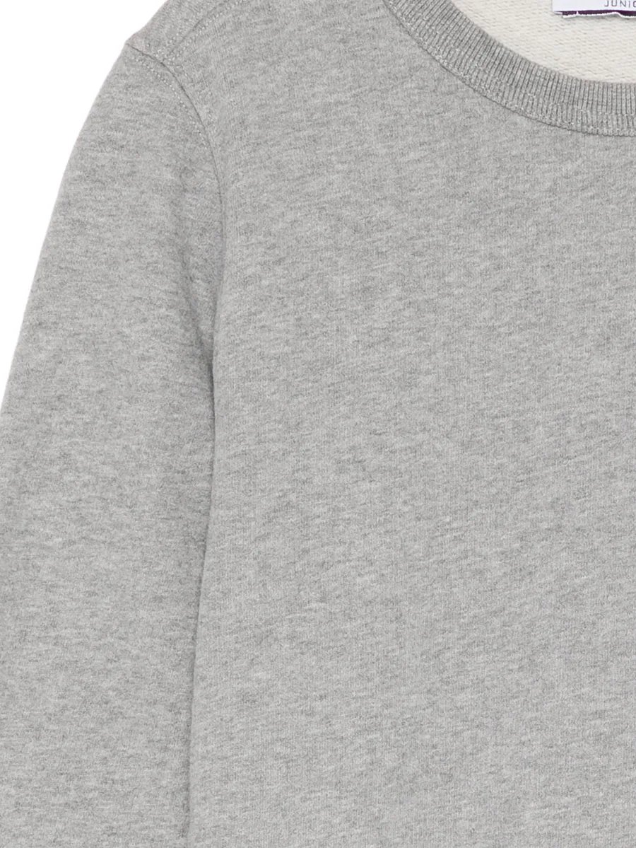 logo-patch fleece sweatshirt 3