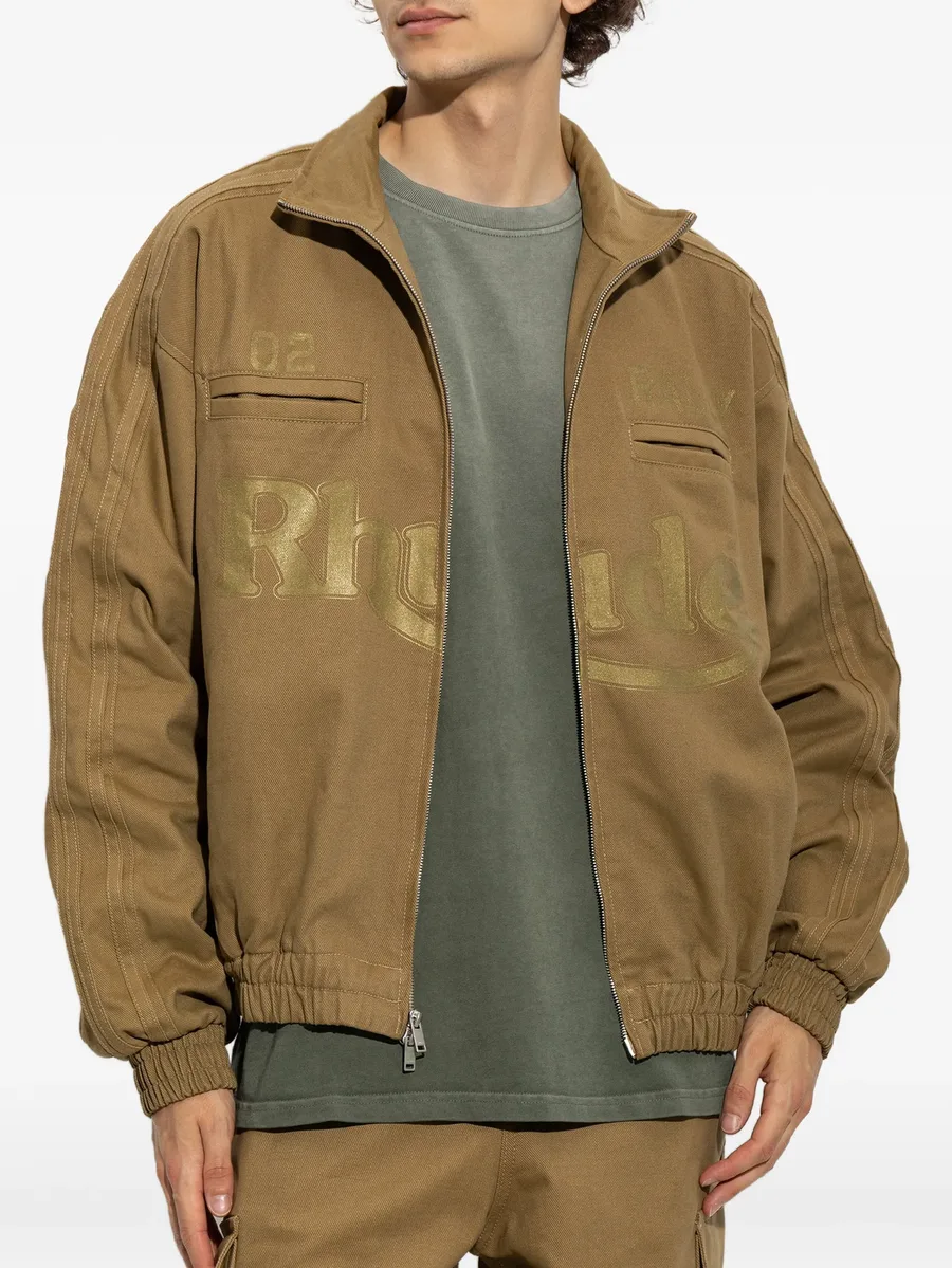 Rally Track logo-print zip-up jacket 3