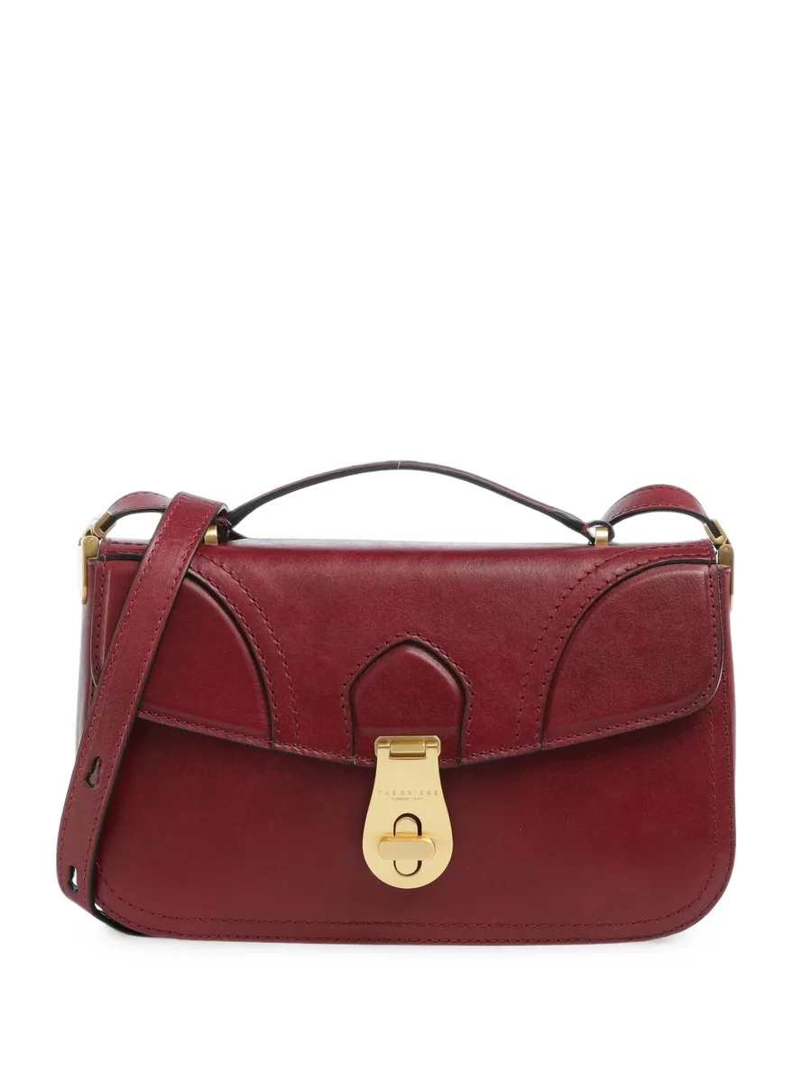 leather twist-lock tote bag 1