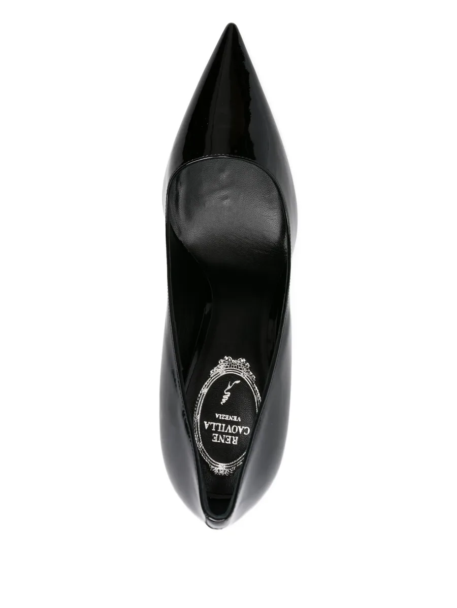100mm pointed-toe stiletto heeled pumps 7