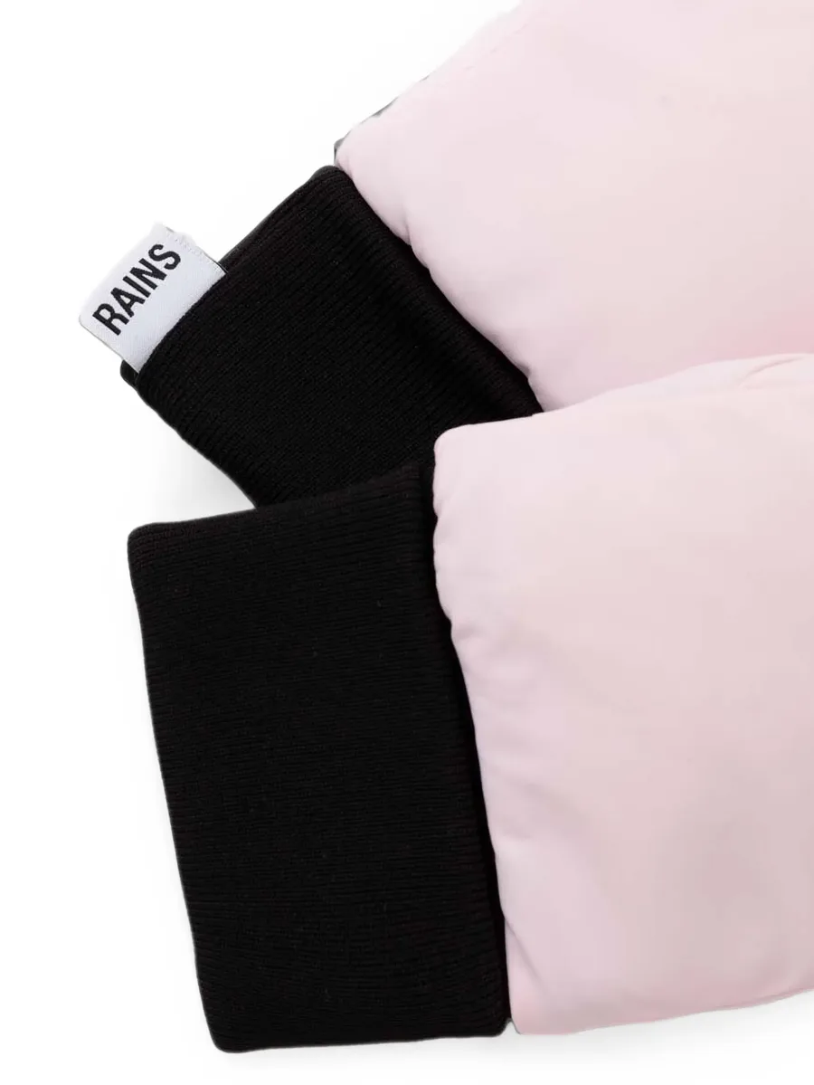 Alta Puffer padded ribbed-cuff mittens 2