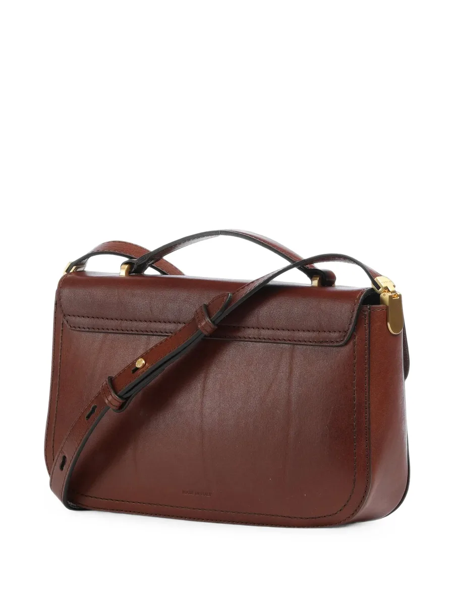 Mia twist-lock leather tote bag 2