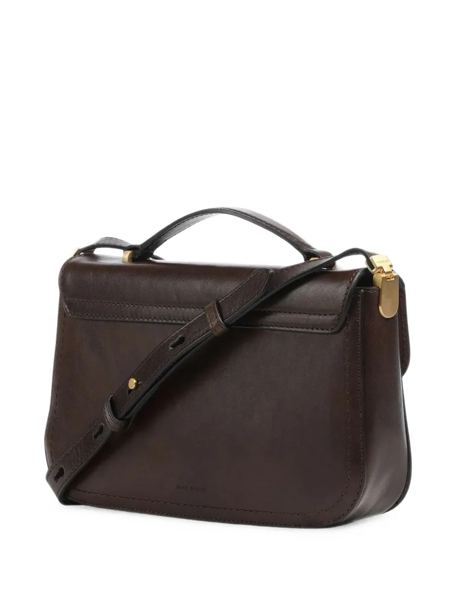 leather flap tote bag 2