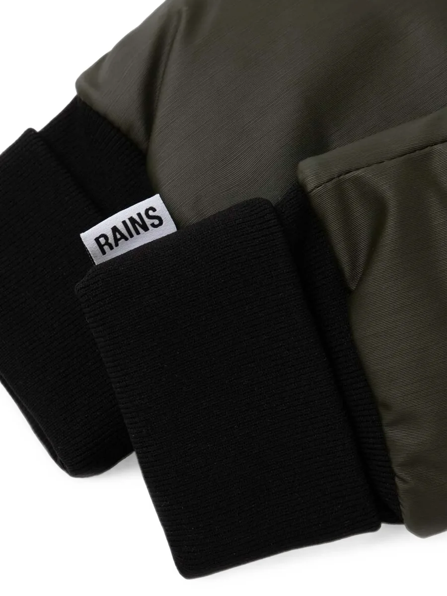 padded ribbed-cuff mittens 2