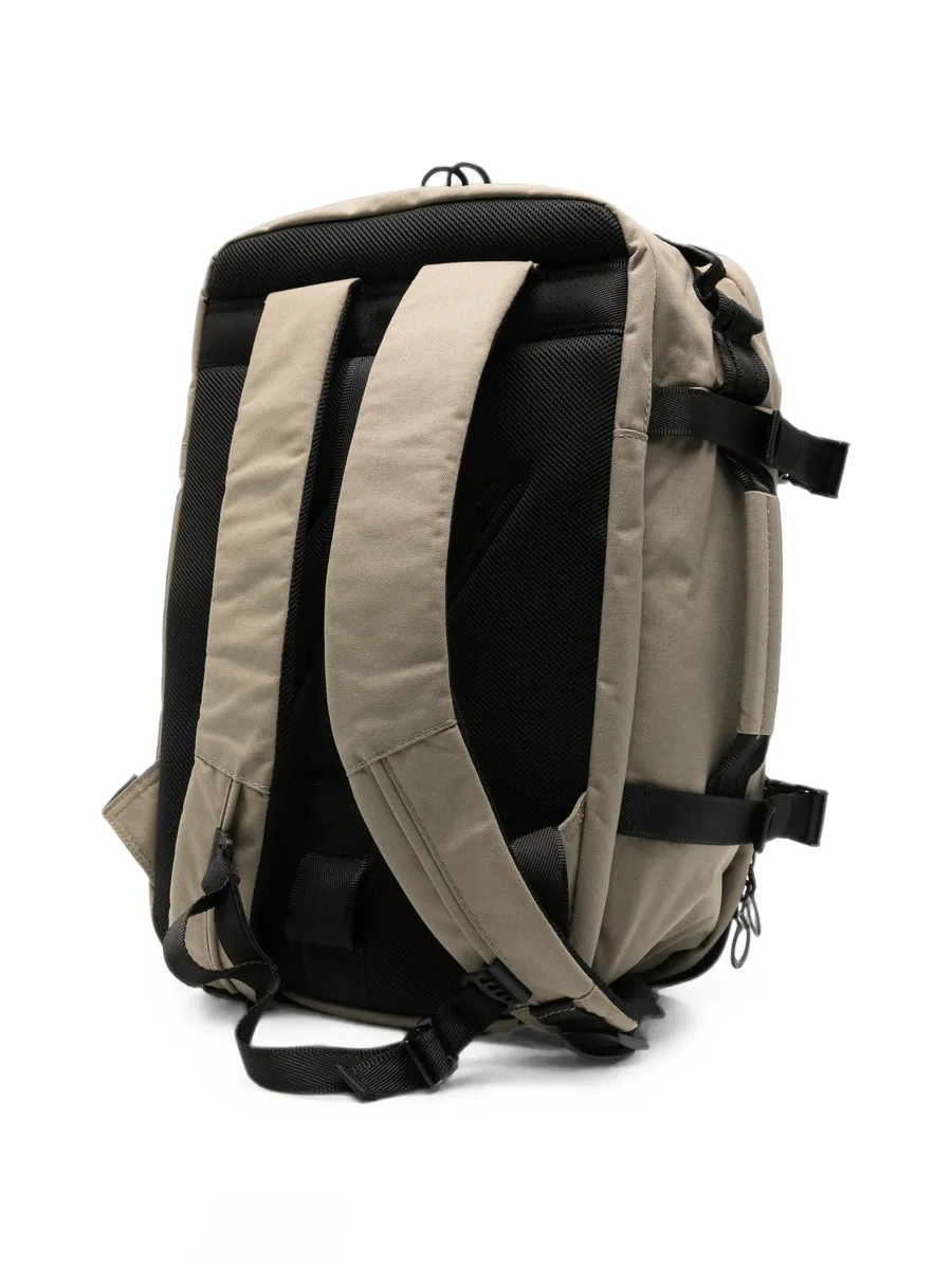 Salomette logo-print buckled-strap backpack 2