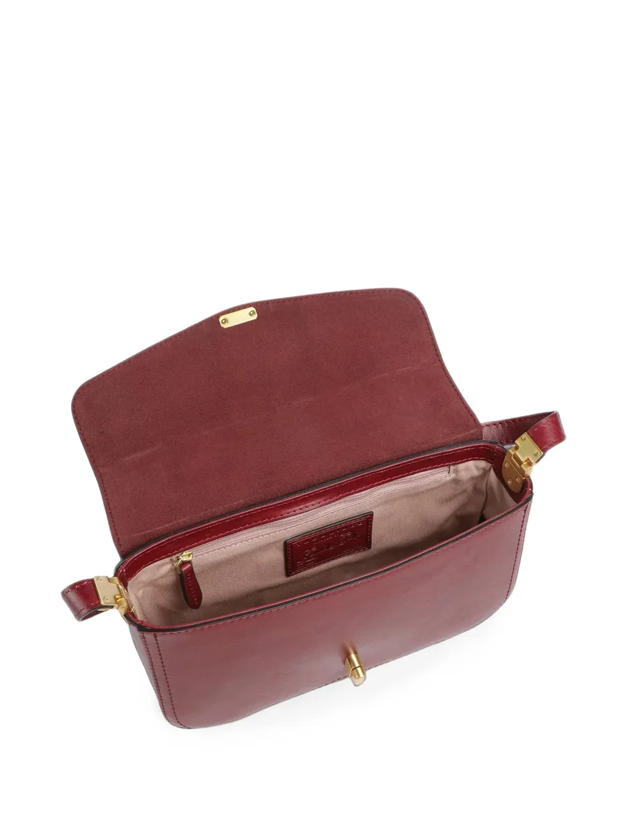 leather twist-lock tote bag 3