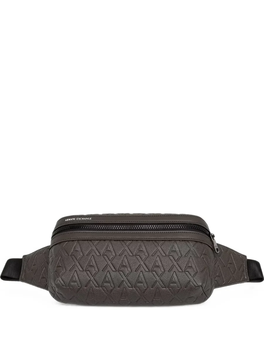 all-over logo-embossed belt bag 1